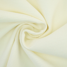 blanc cassé | Tissu nid d’abeille gaufré mini, blanc cassé