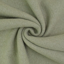 olive pâle | Tissu loden id. laine bouillie, vert olive pâle