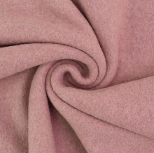 vieux rose clair | Tissu loden id. laine bouillie, vieux rose clair