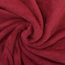 lie de vin | Tissu polaire doux Wellness, rouge de vin