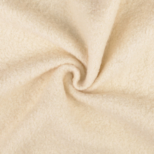 blanc cassé | Tissu lainage bouclette, blanc cassé