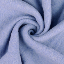 bleu clair | Tissu laine vierge uni, bleu clair