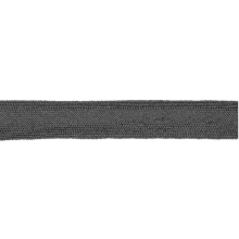 gris foncé | Ruban laine 28mm, gris foncé chiné