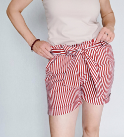 Coudre le short paper bag Lia