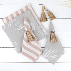 Coudre ourlet angle serviette Pâques