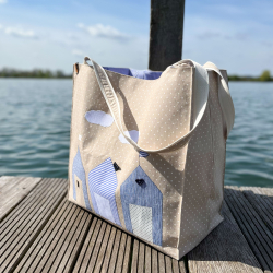 Coudre un sac de plage maritime