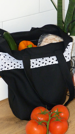 Tragetasche aus Stoff nähen