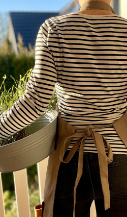 Coudre un tablier de jardinage