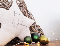 Coudre une étoile en tissu pour Noël