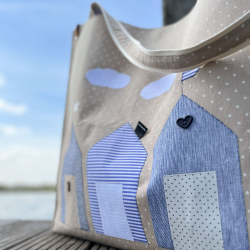 Coudre un sac de plage maritime