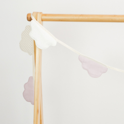 Coudre guirlande cerfs-volants nuages