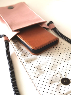 Coudre un mini sac téléphone portable