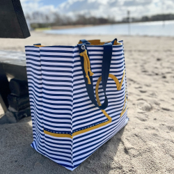 Coudre un sac de plage maritime