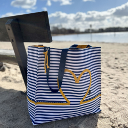 Coudre un sac de plage maritime