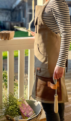 Coudre un tablier de jardinage