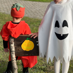 Halloween Kostüm für Kinder nähen