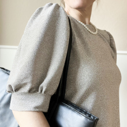 Gemütlich & schick: BELLE Strickshirt mit Bündchen!