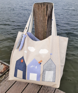 Coudre un sac de plage maritime