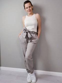 Coudre le pantalon paper bag LIA