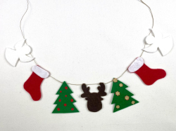 Vilten kerstslinger