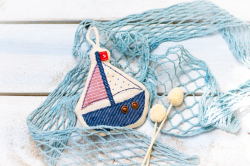 Schiffchen-Girlande