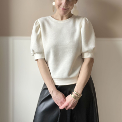 Gemütlich & schick: BELLE Strickshirt mit Bündchen!