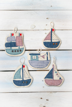 Schiffchen-Girlande