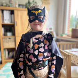 Coudre cape & masque carnaval enfant