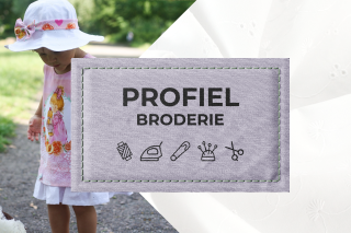 Broderie stof