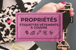 Étiquettes vêtements à coudre