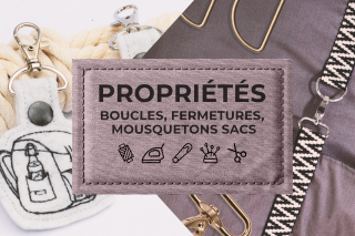 Boucles, fermetures, mousquetons sacs