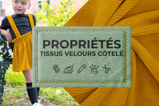 Propriétés : velours côtelé