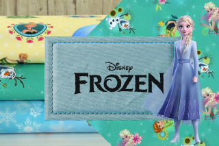 Le Tissu La Reine des Neige est idéal pour la confection de petit  accessoire et d'ameublement pour vos enfants.