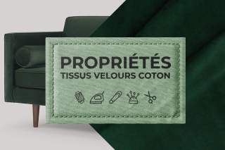 Propriétés : velours de coton 