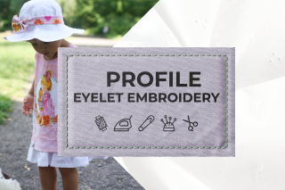 Eyelet embroidery 