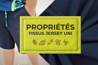 Tissus jersey uni