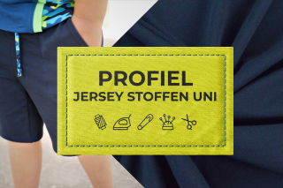 Jersey stoffen uni