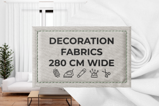 Decoration fabrics 280 cm wide