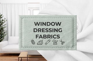 Window dressing fabrics