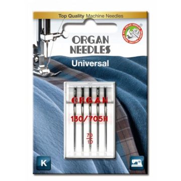 5 Organ Nähmaschinennadeln 130/705 H, Universal 70