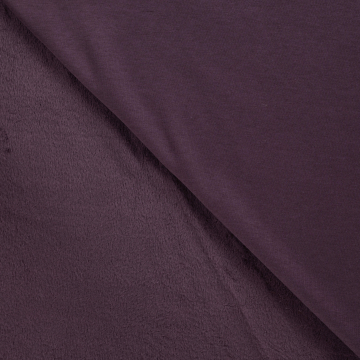 Alpenfleece sweatshirtstof, donkerpaars