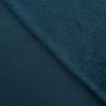 Alpenfleece sweatshirtstof, donkerpetrol