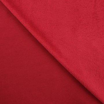 Alpenfleece / Kuschel-Sweatshirt, dunkelrot