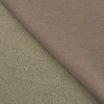 Alpenfleece sweatshirtstof, taupe