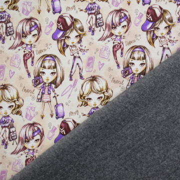 Alpenfleece sweat Cool Girls, beige