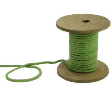 Cordon de serrage coton 3mm/ cordon sweat, vert kiwi