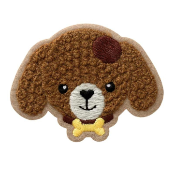 Patch écusson thermocollant Tête de chien