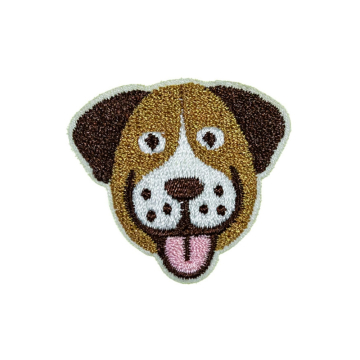 Patch écusson thermocollant Tête de chien