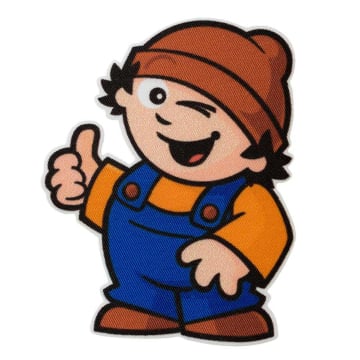 Patch écusson thermocollant Mainzelmaennchen Anton