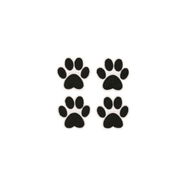 Patch pattes, noir/blanc